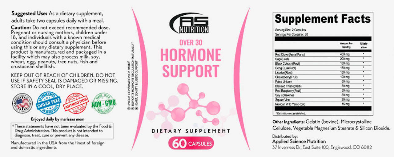 over 30 hormone support reviews