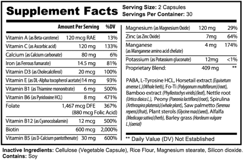 revifol ingredients 