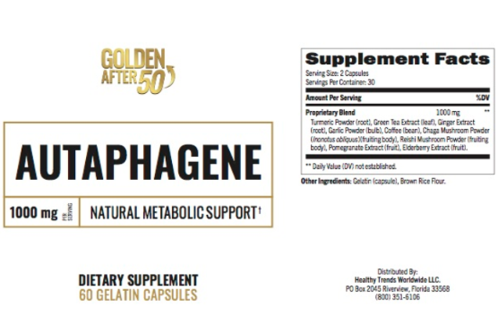 Autaphagene ingredients