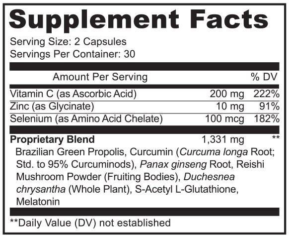 Purelife Organics Pure Neuro ingredients