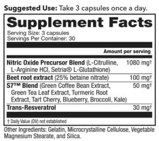 Blood Flow - 7 ingredients