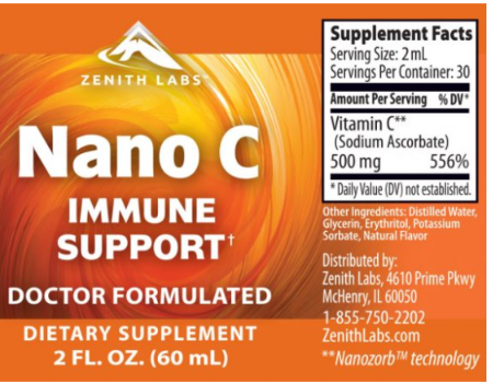 Nano C ingredients