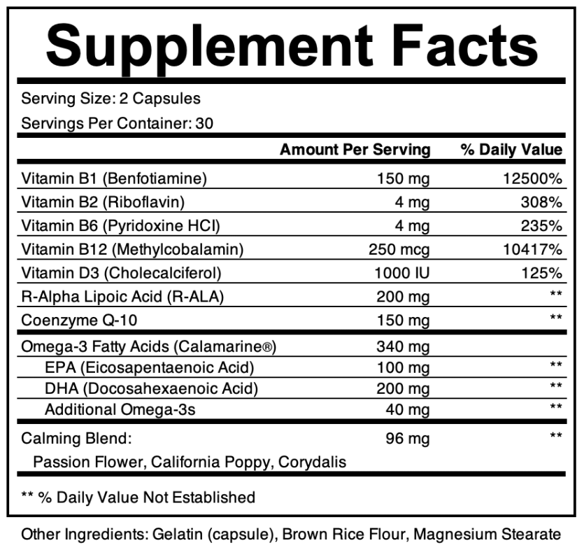 nervexol ingredients