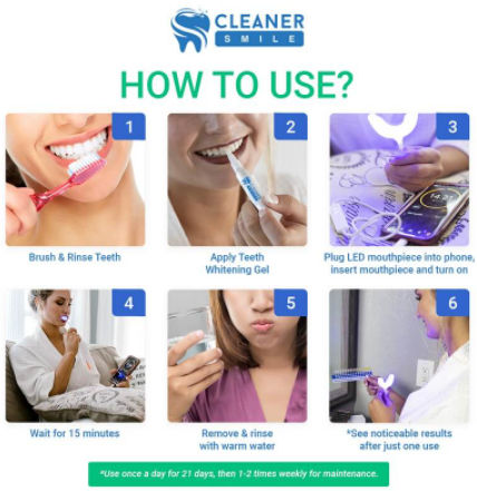 Cleaner Smile Teeth Whitening Kit Review