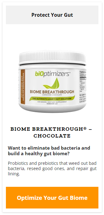 BiOptimizers Biome Breakthrough single bottle front