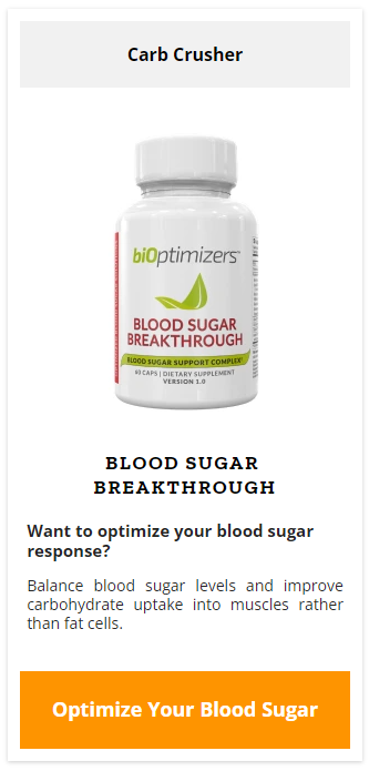 BiOptimizers Blood Sugar Breakthrough single bottle front