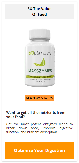 BiOptimizers Masszymes single bottle front