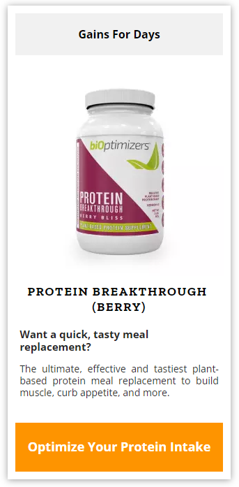 BiOptimizers Protein Breakthrough single bottle front