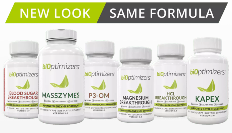 BiOptimizers all products front