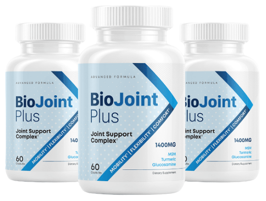BioJoint Plus Reviews - 3 bottles of joint support complex