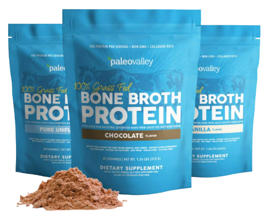 Paleovalley 100% Grass Fed Bone Broth Protein Reviews - Chocolate, Vanilla, Chocolate