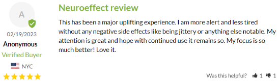 Customer Reviews of Paleovalley NeuroEffect