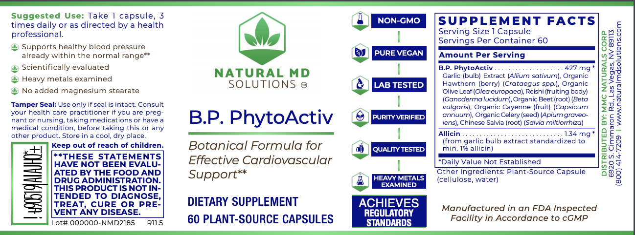 B.P. PhytoActiv Ingredients