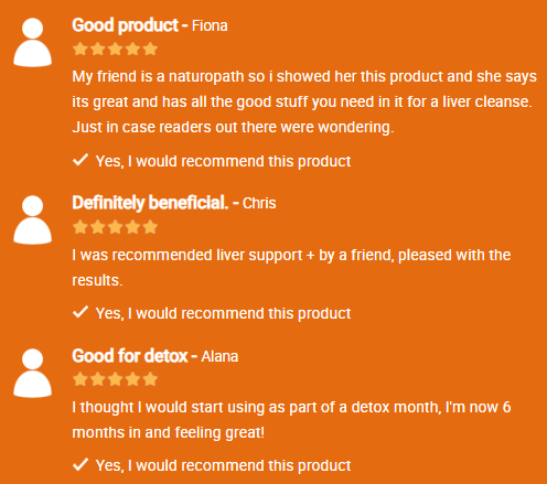 Liver Support Plus Customer Reviews