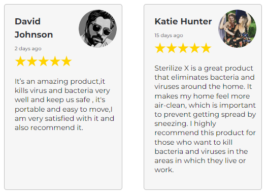 Sterilize X Customer Reviews