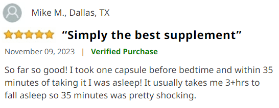 Total Sleep Restore Customer Reviews