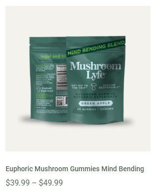 Euphoric Mushroom Gummies Mind Bending