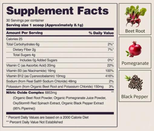 Snap Heart Beets Ingredients