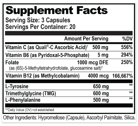 Natural Stacks Dopamine Brain Food Ingredients