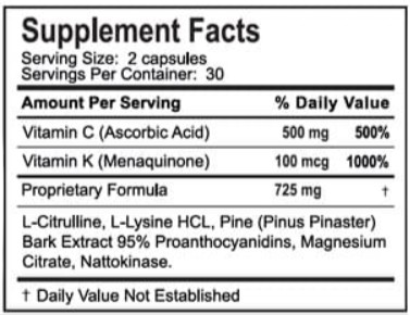 Boostaro supplement facts