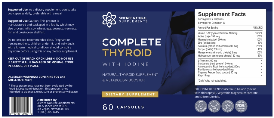 Complete Thyroid Ingredients