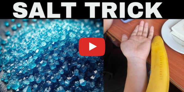 Salt Trick Before Bed..