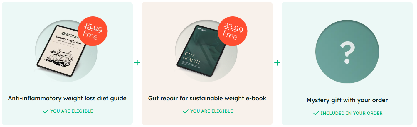 bioma Probiotics gifts